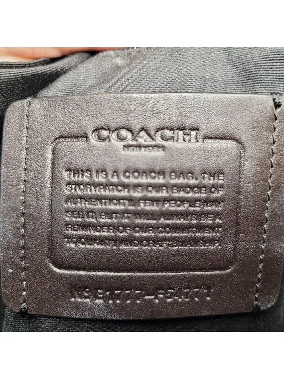 Coach Signature C's Houston Map Bag E1777-F54771